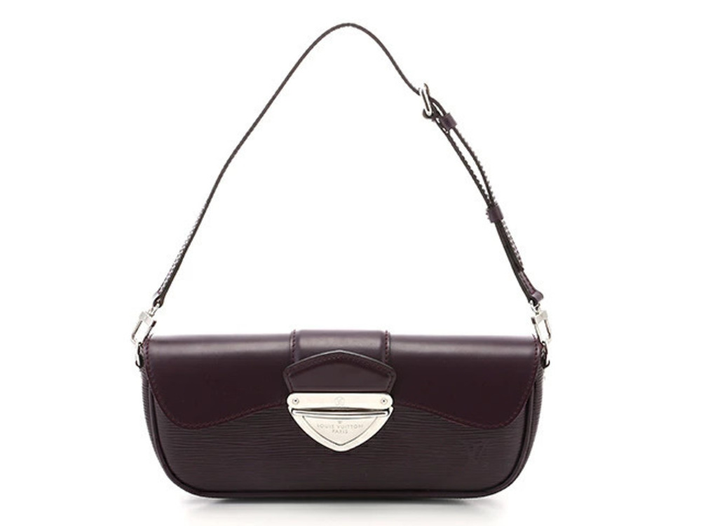 LOUIS VUITTON LV Pochette Montaigne Bag Epi Cassis